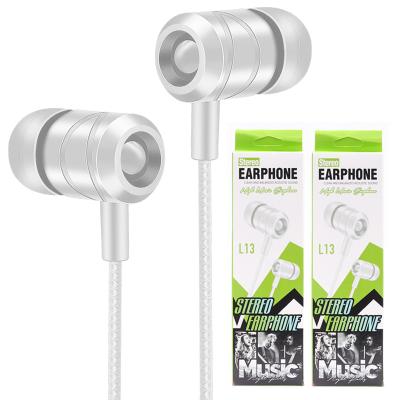 China Active In-Ear Noise Canceling Earphone Wired 3.5mm Wired Headset Earphones Earbuds In-ear With MIC for sale