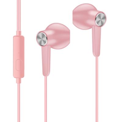 China wholesale In-Ear Cheap Wired 3.5mm Bass Hands-Free Stereo Headset with Microphone for iPhone Samsung Xiaomi Android Smartphone for sale