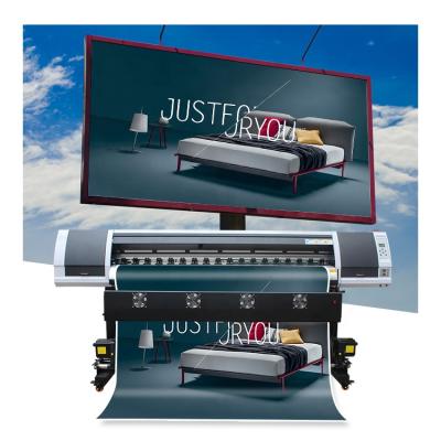 China Large format indoor outdoor eco advertising 1.8m solvent printer with XP600/DX7/DX5 for sale