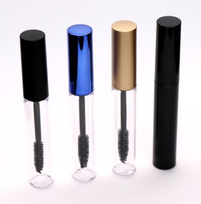 China 2022 cosmetics new empty plastic mascara wand tube with silicone brush in stock for sale