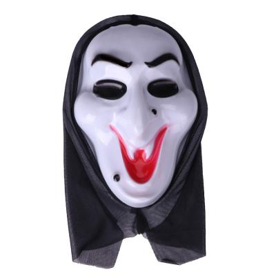 China Disposable Halloween Party Decoration Cheap Plastic Adult Child Halloween Screaming Grimaces And Screams Terrible Mask for sale