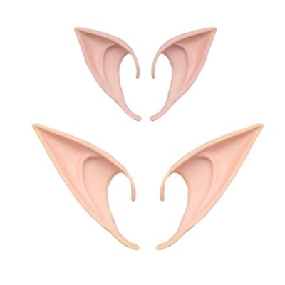 China Party Elf Ears Dressing Up Fairy Cheap Dress Up Soft Costume Pixie Ear Party Latex Elf Ears For Halloween Party Supplies for sale