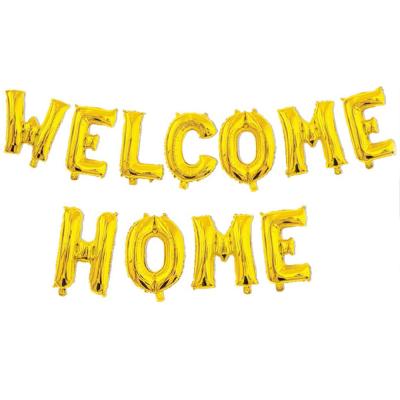 China Promotional Toy 16inch Home Party Foil Balloons Host Letter Back Party Balloon Foil 16Inch Home Party Balloons for sale