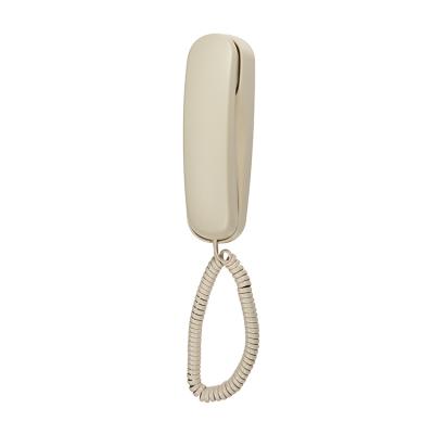 China Wholesale Customized Desktop Phone ABS Plastic White Landline Tied Hotel Business Telephone for sale