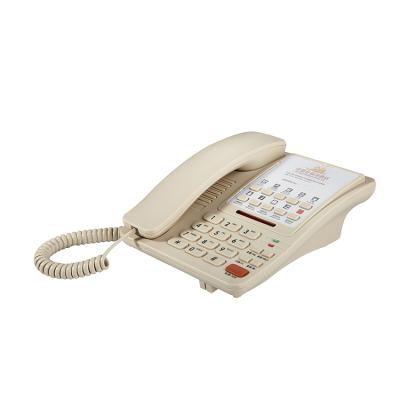 China Hot-selling one-key five-star professional memory desktop guest room land line single line phone for sale