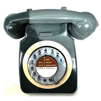 China Warranty Best Quality Retro Rotary Desk Telephone Classic Antique Telephone for sale