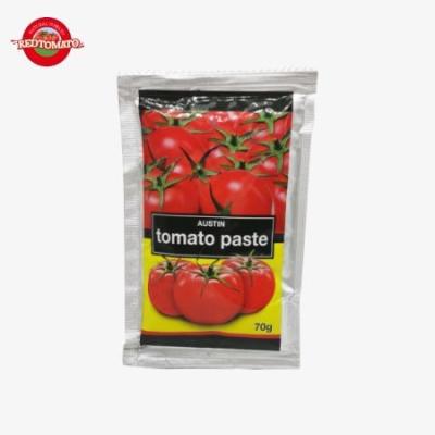 China Deliciosa pasta de tomate em saco à venda