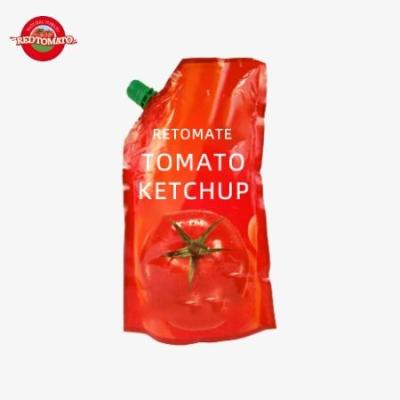 China Saquete delicioso de ketchup 400g pequeno para transportar e usar sem esforço à venda