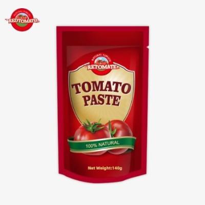 Chine 140g de pâte de tomates rouges en sachette, pratique et savoureuse. à vendre