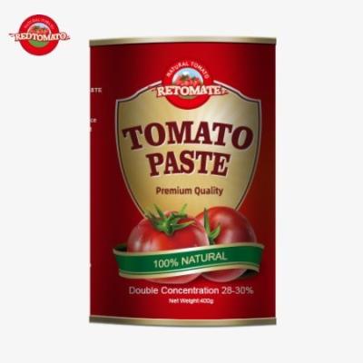 China 400g Can Of Tomato Paste Complies With Production Standards Of ISO HACCP  BRC And FDA for sale