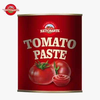 China 800g Canned Tomato Paste That Adhere To International Quality And Safety Standardsencompassing ISO HACCP BRC And FDA for sale