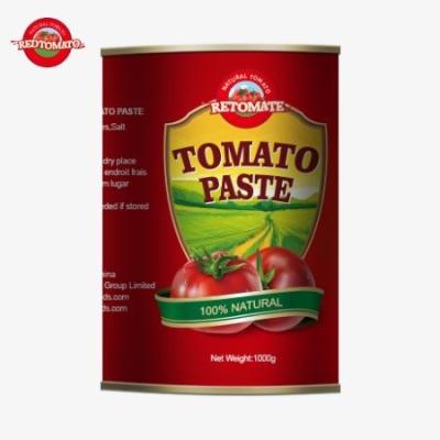 China Manufacturer Of High-Quality 1000g Canned Tomato Paste, Offering OEM Services for sale