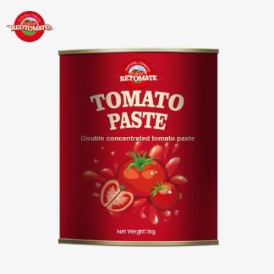 China A nossa pasta de tomate em lata de 3 kg atende aos padrões de produção estabelecidos pela ISO HACCP BRC e FDA à venda