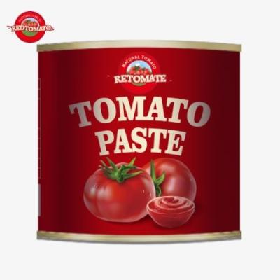 China 4500g de pasta de tomate enlatada atende às normas ISO HACCP e BRC, bem como às normas de produção da FDA à venda