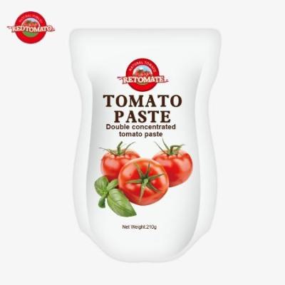 China The Manufacturing Of 210g Stand-up Sachet Tomato Paste Complies With ISO HACCP BRC And FDA Production Standards for sale