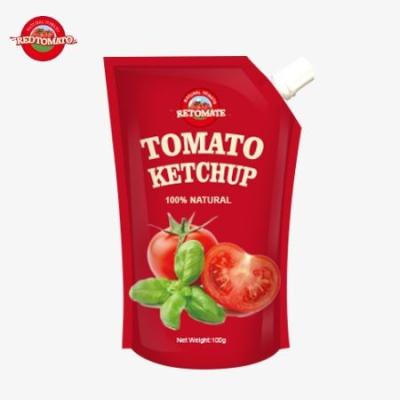 China OEM China Fabrieksprijs Dipping Sauce Pouch Ketchup 100g Zoet En Zuur Puur Natuurlijk Kruid Te koop