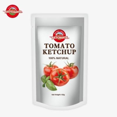 China OEM China preço de fábrica 100g doce e azedo natural sachet ketchup molho de mergulho saco à venda