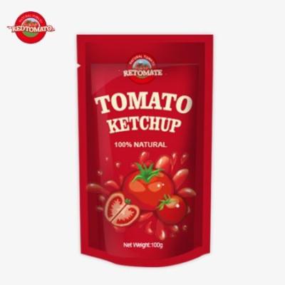 China OEM China preço da fábrica 100g bolso de ketchup doce e azedo, tempero natural puro à venda