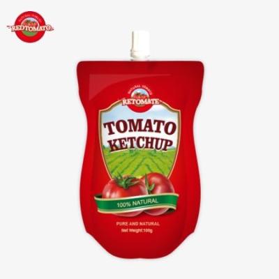 China China OEM Factory Prijs 100g Zoet En Zuur Sachet Ketchup Pouch Alle natuurlijke specerijen Te koop