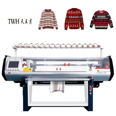 中国 Support customization Automatic 10g double system sweater computerized knitting machine 販売のため