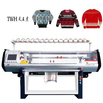 China Automatic computerized sweater knitting machine price for sale