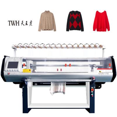 中国 52 Inch Sweater Knitting Machine 14G Auto Hand Flat 販売のため