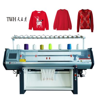 China Polo t shirt collar single system 80inch 12G flat knitting machine sale for sale