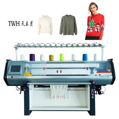 Cina TWH Computerized Knitting Machine Three System 56 Inch 12G Flat in vendita