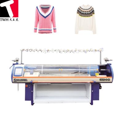 China Used Steiger Double System CNC vf3 Scarf Making Sweater Collar 56 inch Knitting Machine Te koop