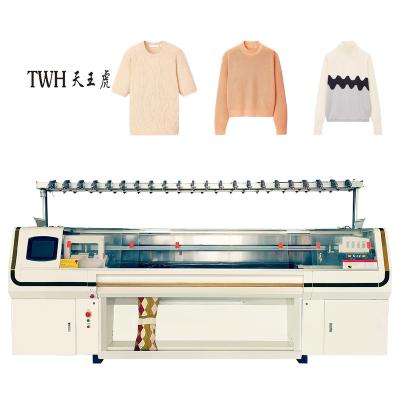 China Double Carriage Automatic Knitting Machine 100 Inch Single System School Sweater en venta