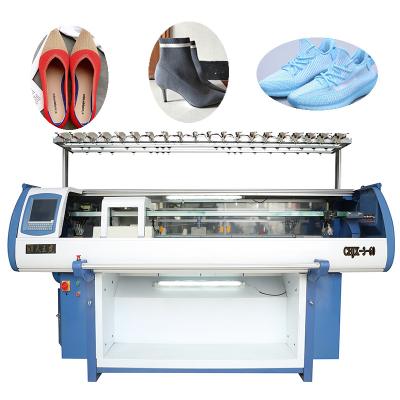 China Fully automatic computer 3D Textile Shoe Upper Knitting Machine flyknit shoes upper flat knitting machine for sale