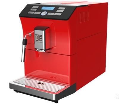 China The hotel's best-selling coffee machine is available in six languages, and the coffee machine's body incorporates fancy red and black for sale