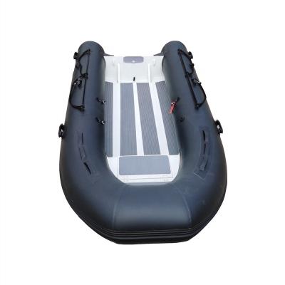 China Relaxing 12feet HRIB360 Inflatable Fishing Boat Hypalon Aluminum Rubber Dinghy for sale