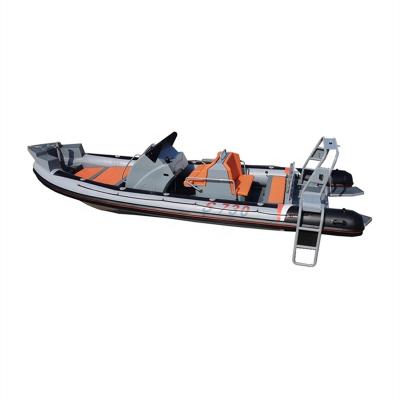 China Water entertainment 24feet RIB760 hypalon aluminum RIB boat sailing boat for sale