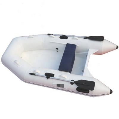 China Small Fiberglass 8.2feet RIB250 Fiberglass RIB Boat Dingy Rigid Inflatable Boat Recreational Boat for sale