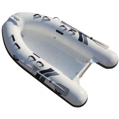 China 8.8feet RIB270 Fiberglass Fingerglass Boat Hytex Cloth Rubber Dinghy Dull Fishing Boat for sale