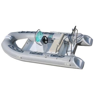 China 11.81Feet RIB360 Deep Speed ​​Fiberglass Fiberglass Rib Boat V Speed ​​Luxury Inflatable Fishing Boats for sale