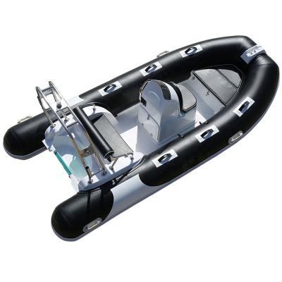 China Fishing Recreation 12.8 Feet RIB390 Fiberglass RIB Boat Luxury Recreational Rowing Boat Inflatable Boat for sale