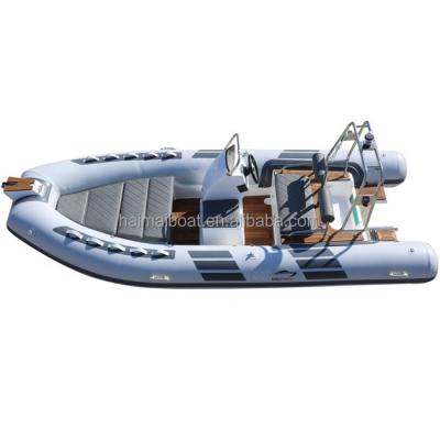 China Deep Speed ​​Fiberglass 15.8Feet RIB480 Fiberglass Rib Boat V Speed ​​Luxury Inflatable Fishing Boats for sale