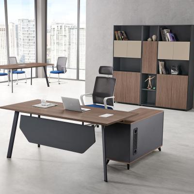 China China Office Furniture Competitive Modern Gray Color Competitive Price Executive Desk for sale