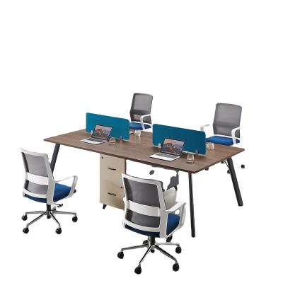 China Cheap Competitive Ref -4 Person Workstation Computer Table Metal Workstation Computer Desk Desks for sale