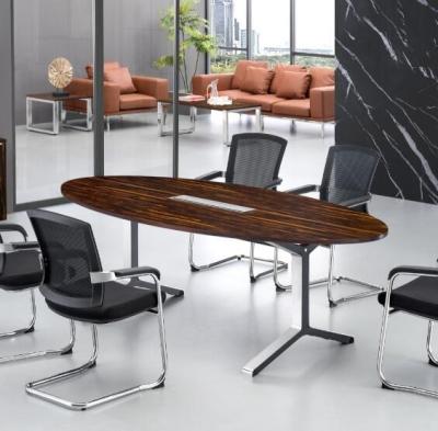 China Modern Africa Rosewood Office Furniture Conference Table With Stainless Steel Frame for sale