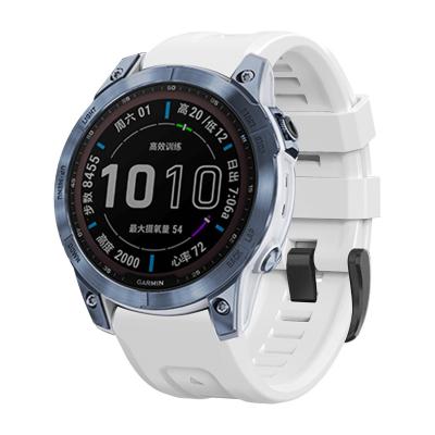 China Deluxe For Garmin Fenix ​​5 Fenix6 Fenix7 Official Quick Release Silicone Strap 22mm (QuickFit) for sale