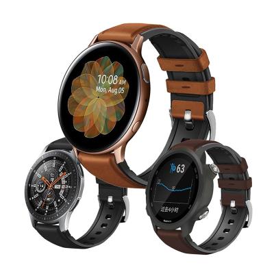 China Feeling New 2021 Customized Fashion Leather Watch Bands For Huawei Watch GT 2 42mm Samsung Gear S2 Classic for sale