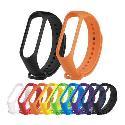 China HOT Water Resistant Products Wrist Silicone Strap For Xiaomi MI Band 4 Mi3/4/5 Smart Watches Accessories Sports Strap Wristband for sale