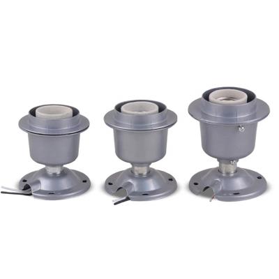 China E27 Screw Lamp Base Aluminum Die-Casting Extracting Lamp Light Holder Aluminum-Cover E40 Energy Saving Lamps Thickened Socket for sale