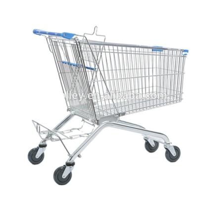 China Unveiling Good Price 2021 185L Supermarket European Type Shopping Cart for sale