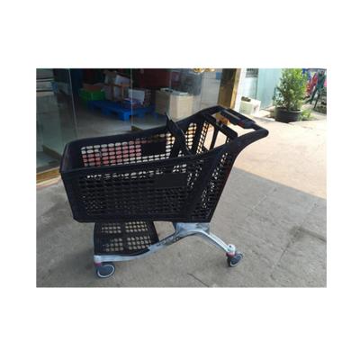 China Unveiling 2021 New Style 220L Plastic Shopping Trolley Cart for sale