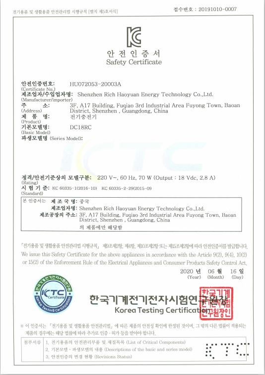 KC - Rich Hao Yuan Energy Technology Co., Limited