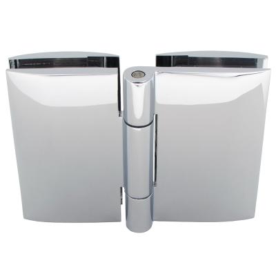 China Solid Brass Door Shower Cubicle Hardware Glass Door Glass to Glass Lift Hinge for sale